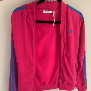 Pink Addidas zipup